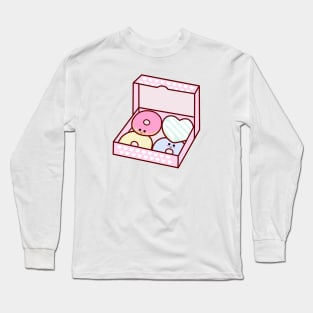 Kawaii Donuts Long Sleeve T-Shirt